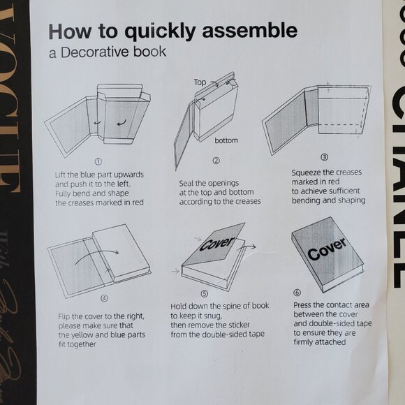 Chanel, Hermes, vouge! 3Pcs/ decorative book . - Picture 4 of 7